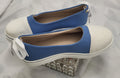 Women's Blue and White Breathable Sneakers