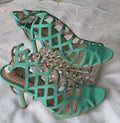 Ladies Teal Heels