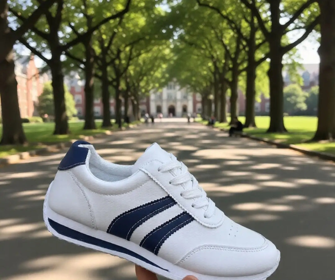 Blue and White Runners for Women