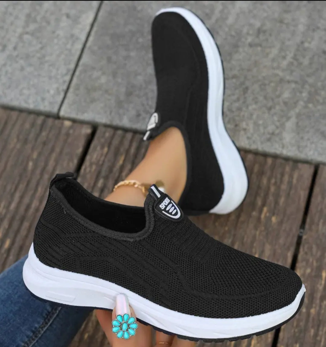 Women's Black Sneakers