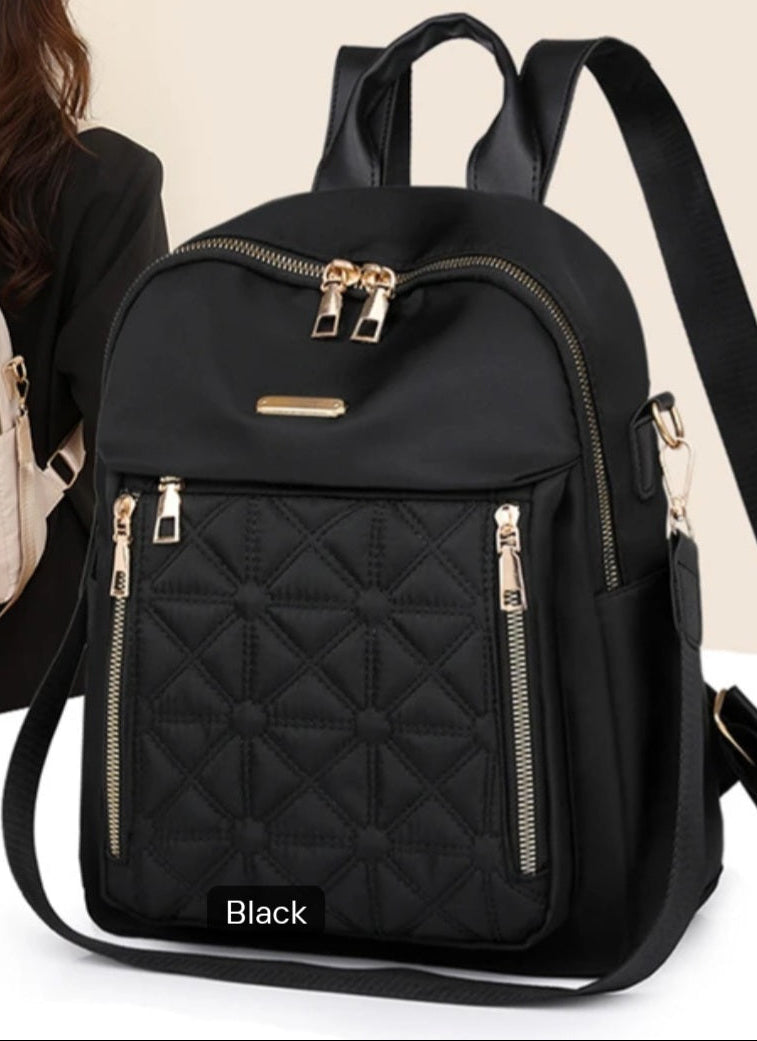 Mini Black Backpack for Women