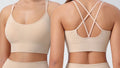 Beige Women's Sports Bra