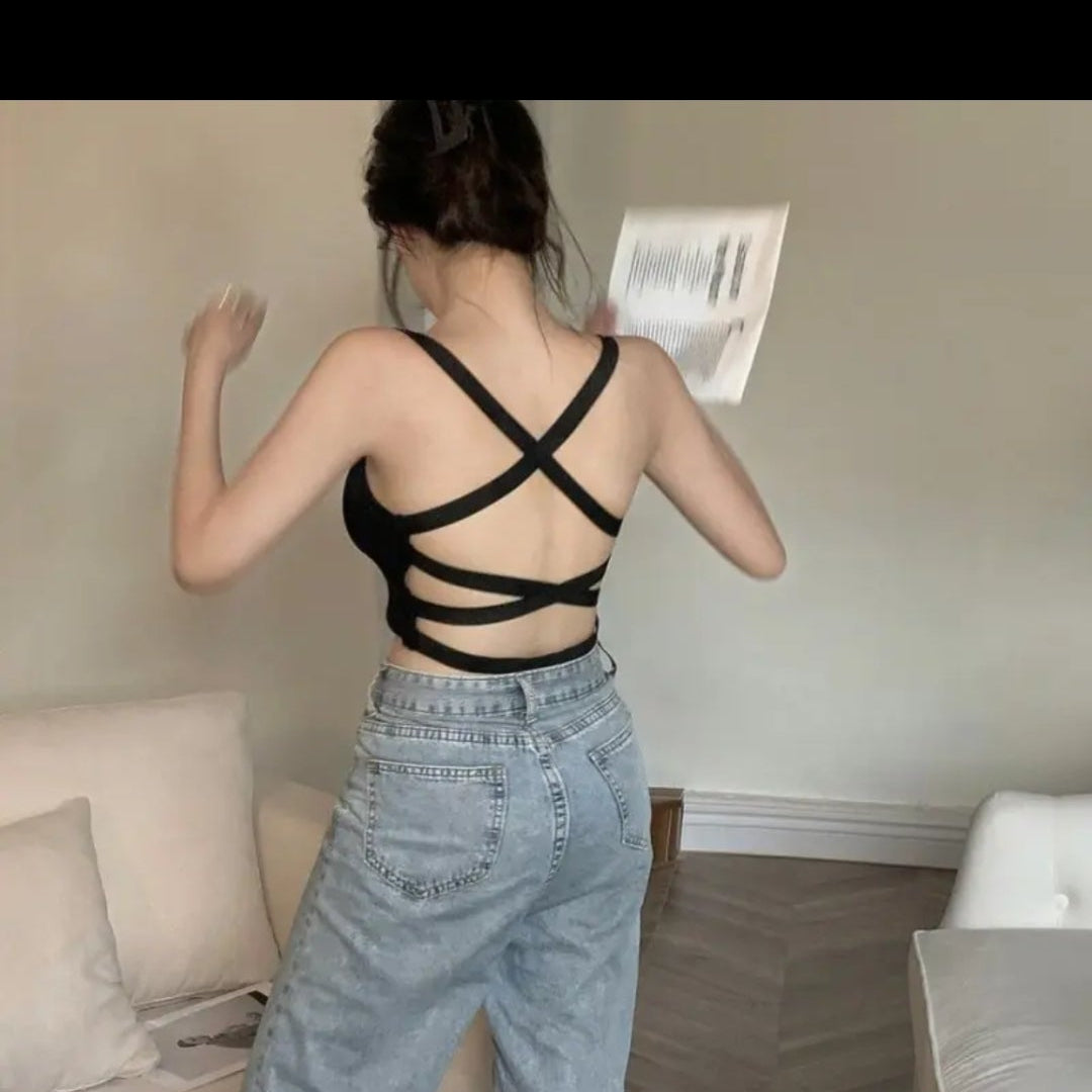 Black Sports Bra